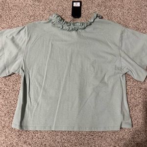 Sage Green Crop Top